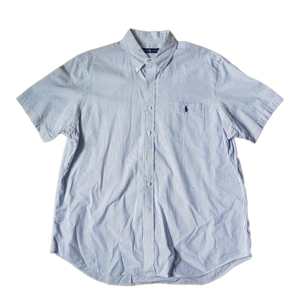 Ralph Lauren Mens Short Sleeve Button Up Shirt XL